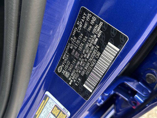 Photo of 2022 Intense Blue Hyundai ELANTRA N