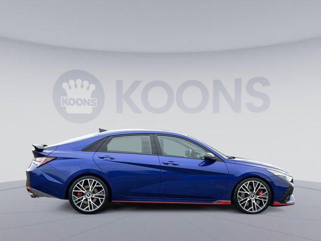 Photo of 2022 Intense Blue Hyundai ELANTRA N