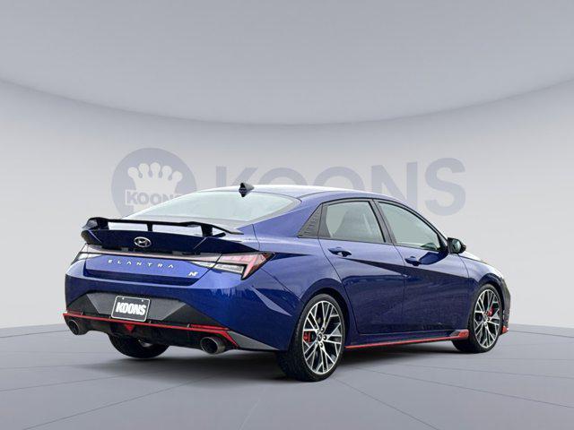 Photo of 2022 Intense Blue Hyundai ELANTRA N