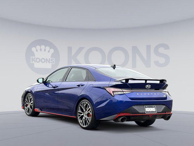 Photo of 2022 Intense Blue Hyundai ELANTRA N