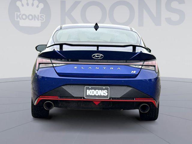 Photo of 2022 Intense Blue Hyundai ELANTRA N