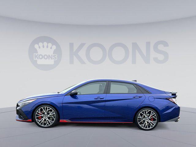 Photo of 2022 Intense Blue Hyundai ELANTRA N