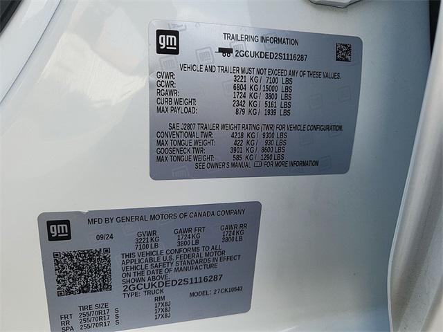 Photo of 2025 Summit White Chevrolet Silverado 1500