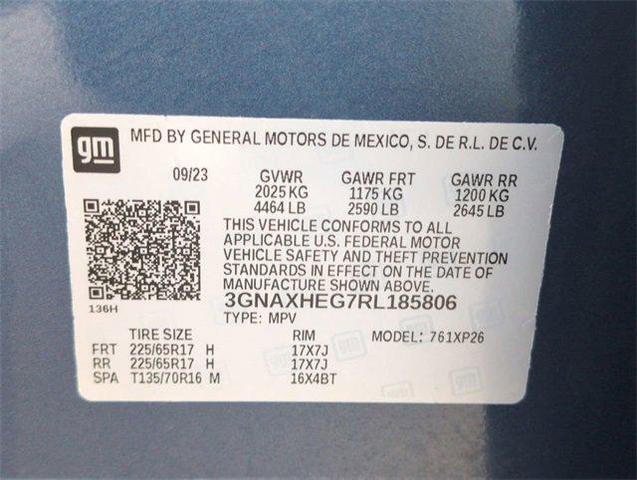 Photo of 2024 Blue Chevrolet Equinox