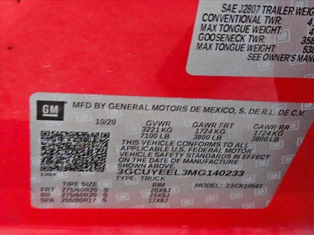 Photo of 2021 Red Hot Chevrolet Silverado 1500