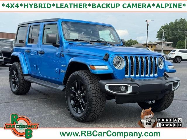 Photo of 2021 Blue Jeep Wrangler Unlimited 4xe