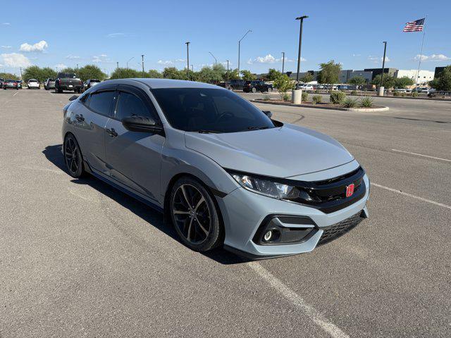 Photo of 2021 Sonic Gray Pearl Honda Civic