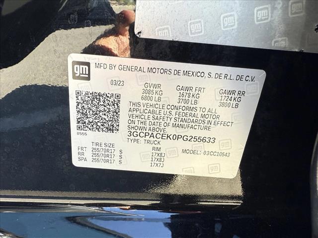 Photo of 2023 Black Chevrolet Silverado 1500