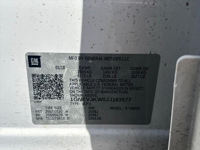 Photo of 2018 Iridescent Pearl Tricoat Chevrolet Traverse