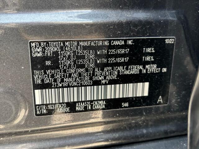 Photo of 2022 Magnetic Gray Metallic Toyota RAV4