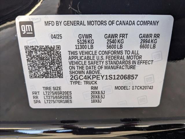 Photo of 2025 Black Chevrolet Silverado 2500