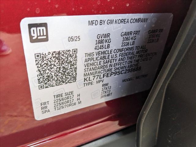 Photo of 2025 Crimson Metallic Chevrolet Trax