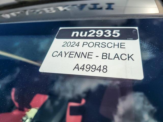 Photo of 2024 Black Porsche Cayenne