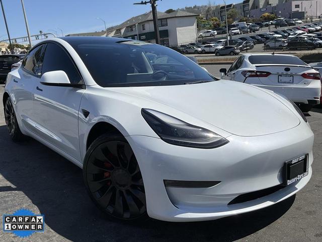 Photo of 2023 Pearl White Multi-Coat Tesla Model 3