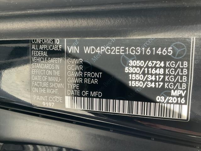 Photo of 2016 Obsidian Black Metallic Mercedes-Benz Metris