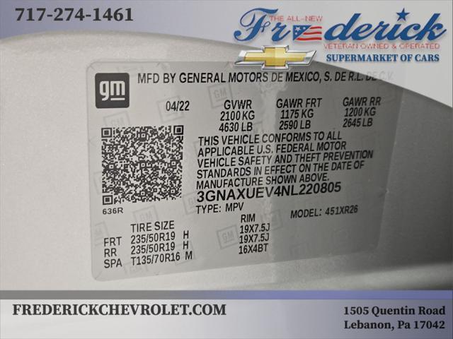 Photo of 2022 Silver Ice Metallic Chevrolet Equinox