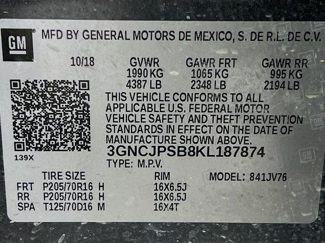 Photo of 2019 Nightfall Gray Metallic Chevrolet Trax
