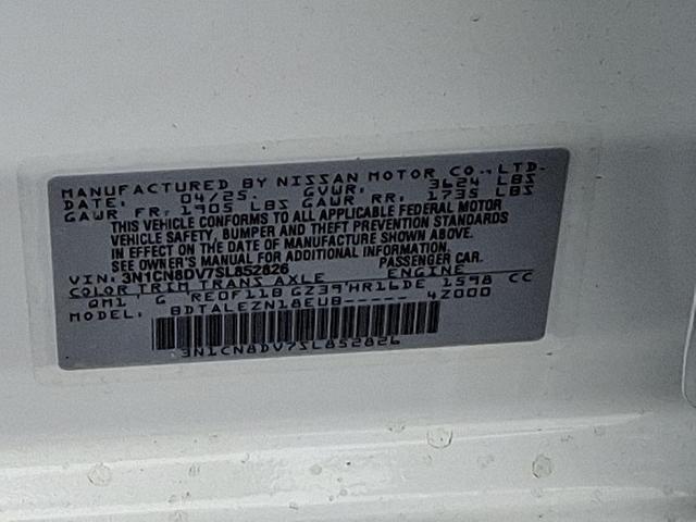 Photo of 2025 Cloud White Nissan Versa