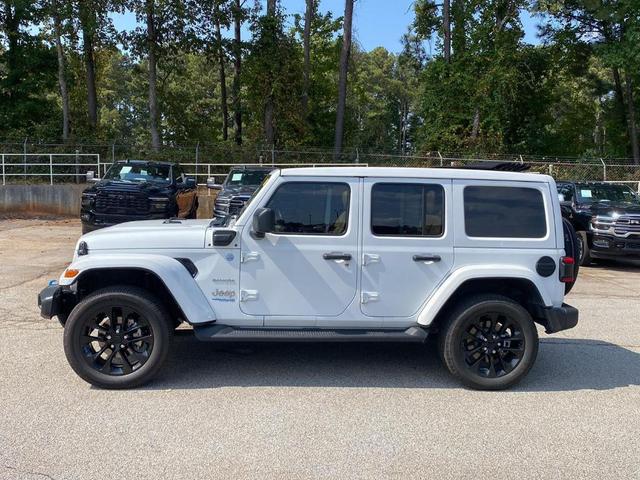 Photo of 2022 Bright White Clearcoat Jeep Wrangler Unlimited 4xe