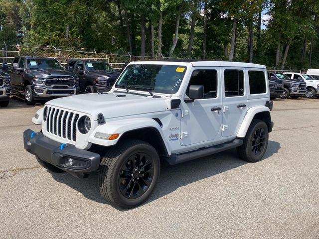 Photo of 2022 Bright White Clearcoat Jeep Wrangler Unlimited 4xe