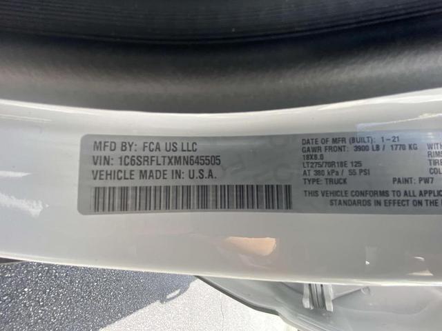 Photo of 2021 Bright White Clearcoat RAM 1500