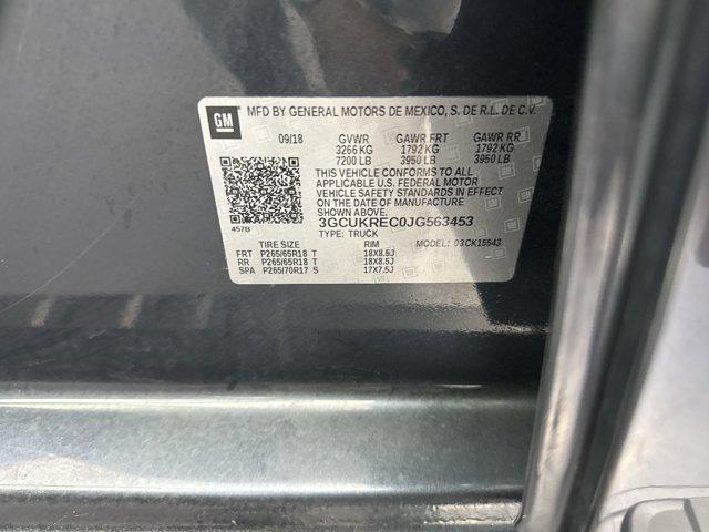 Photo of 2018 Graphite Metallic Chevrolet Silverado 1500