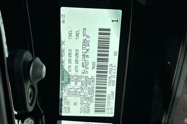 Photo of 2025 Midnight Black Metallic Toyota Tundra Hybrid