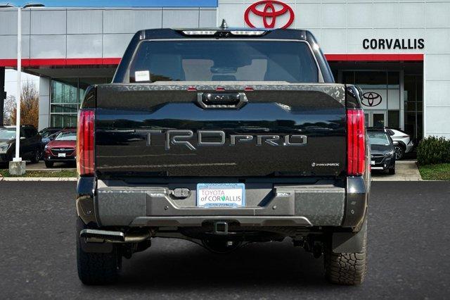 Photo of 2025 Midnight Black Metallic Toyota Tundra Hybrid
