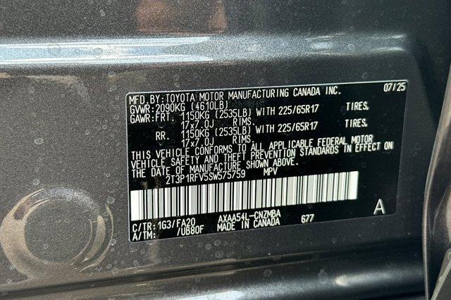 Photo of 2025 Magnetic Gray Metallic Toyota RAV4