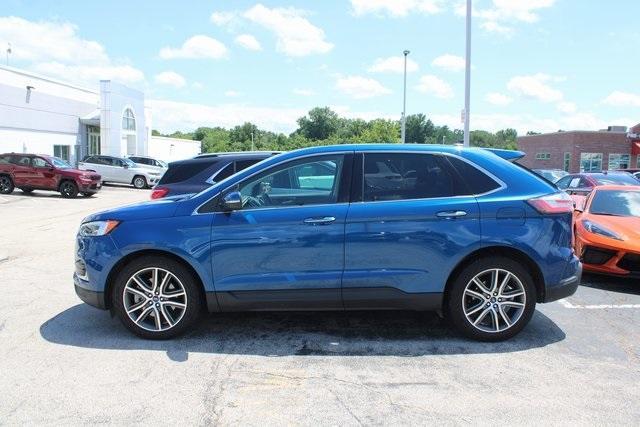 Photo of 2020 Atlas Blue Metallic Ford Edge