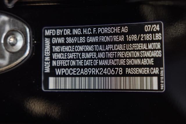 Photo of 2024 Black Porsche 718 Spyder