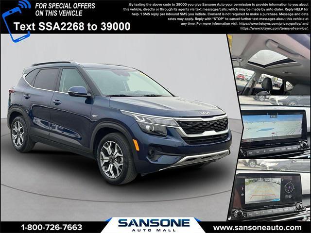 Photo of 2022 Dark Ocean Blue Kia Seltos