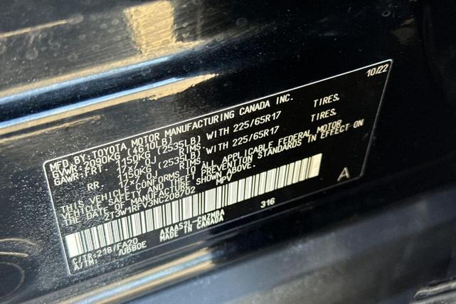 Photo of 2022 Midnight Black Metallic Toyota RAV4