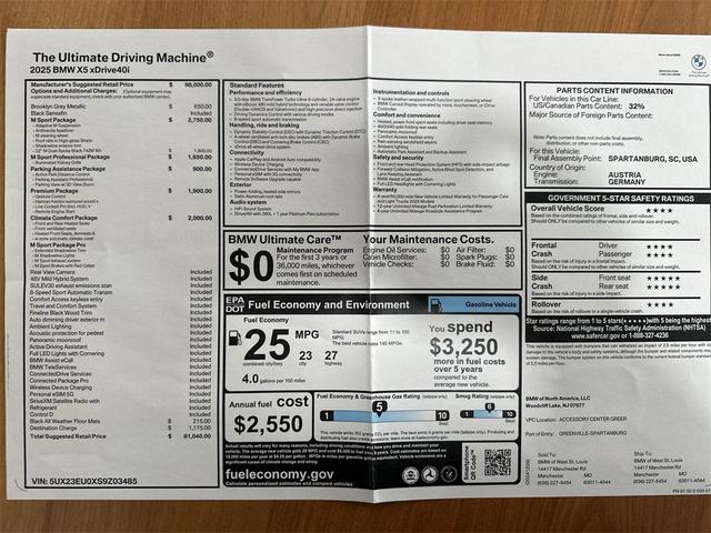 Photo of 2025 Brooklyn Gray Metallic BMW X5