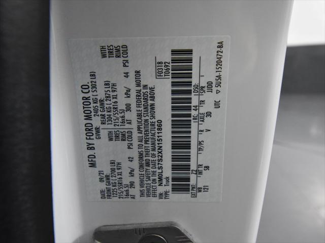 Photo of 2022 Frozen White Ford Transit Connect