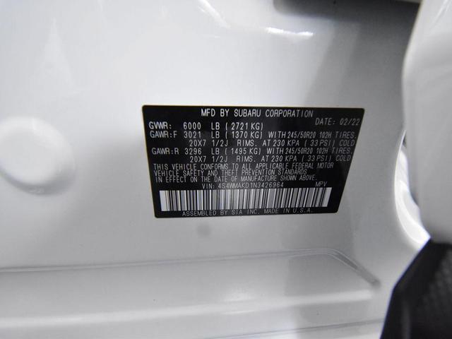 Photo of 2022 Crystal White Pearl Subaru Ascent