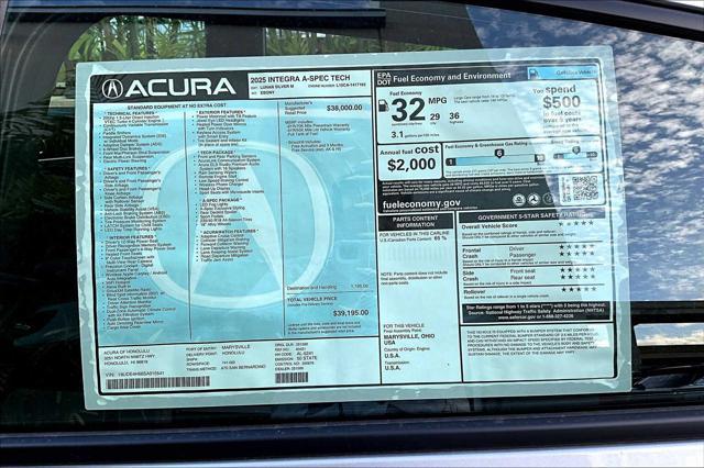 Photo of 2025 Lunar Silver Metallic Acura Integra