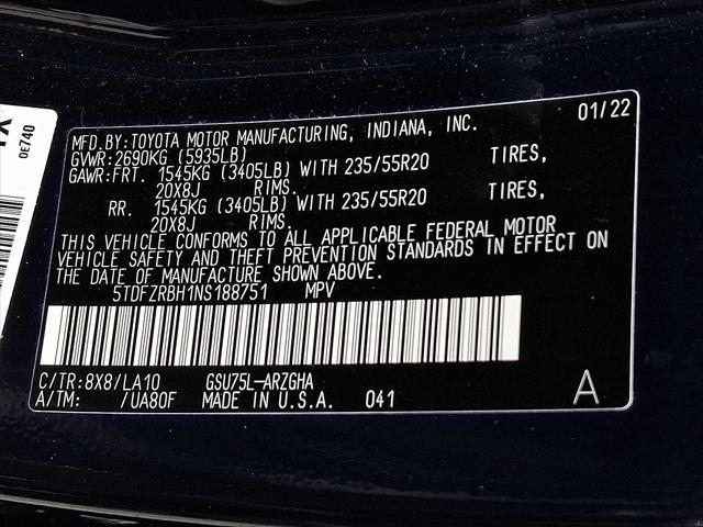 Photo of 2022 Blueprint Toyota Highlander