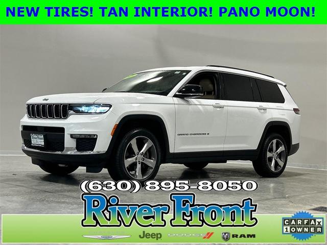 Photo of 2021 Bright White Clearcoat Jeep Grand Cherokee L