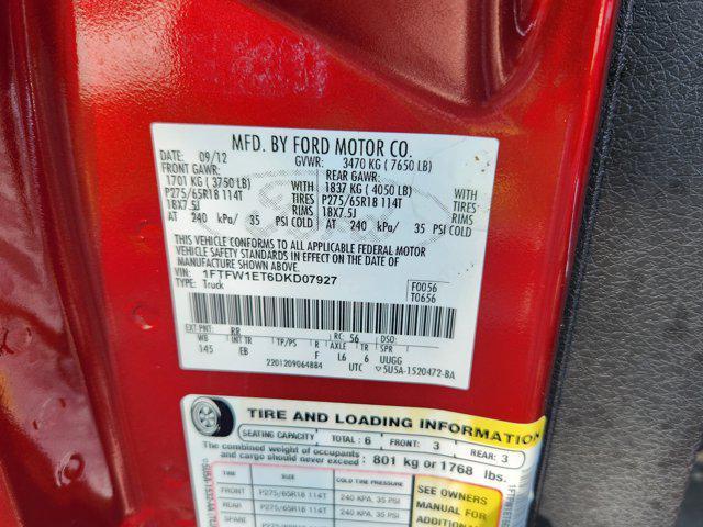 Photo of 2013 Ruby Red Metallic Ford F-150