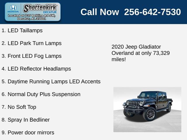 Photo of 2020 Black Clearcoat Jeep Gladiator