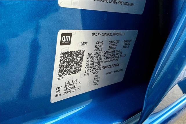 Photo of 2024 Glacier Blue Metallic Chevrolet Silverado 1500