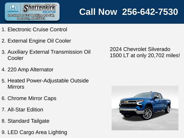 Photo of 2024 Glacier Blue Metallic Chevrolet Silverado 1500