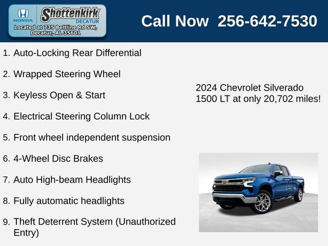 Photo of 2024 Glacier Blue Metallic Chevrolet Silverado 1500