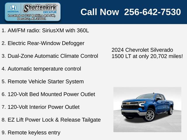 Photo of 2024 Glacier Blue Metallic Chevrolet Silverado 1500