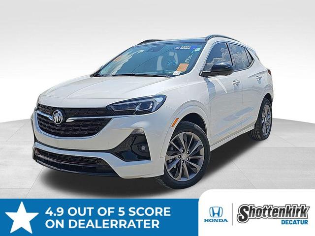 Photo of 2022 White Frost Tricoat Buick Encore GX