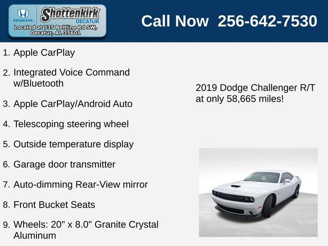 Photo of 2019 White Knuckle Clearcoat Dodge Challenger