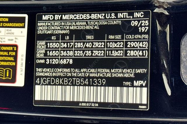 Photo of 2026 Obsidian Black Metallic Mercedes-Benz AMG GLE 63