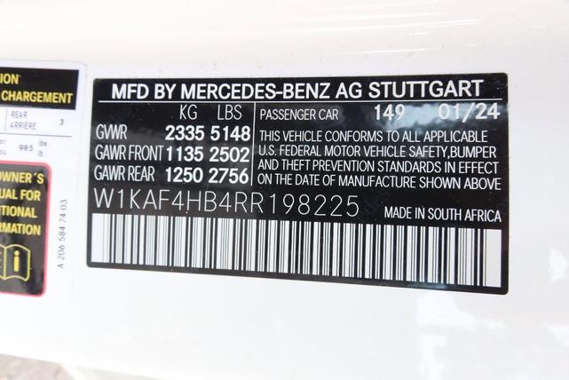 Photo of 2024 Polar White Mercedes-Benz C-Class