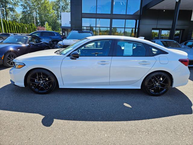 Photo of 2025 Platinum White Pearl Honda Civic